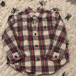 Classic Kids Plaid Button-Down Shirt